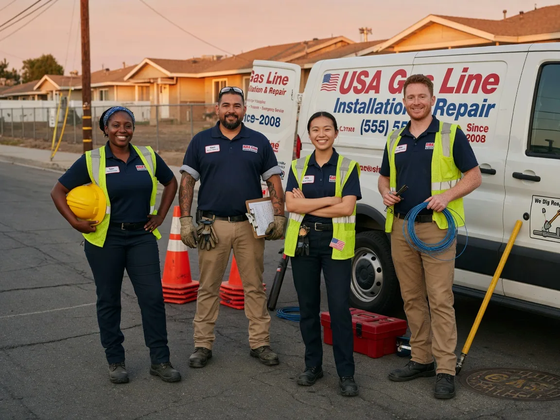 Gas Line Installation company in Happy, TX